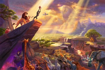 Artworks in 150 Subjects Painting - The Lion King TK Disney